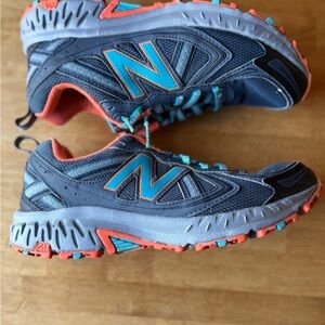New Balance Women’s TechRide Gray/Orange All Terrain Shoes